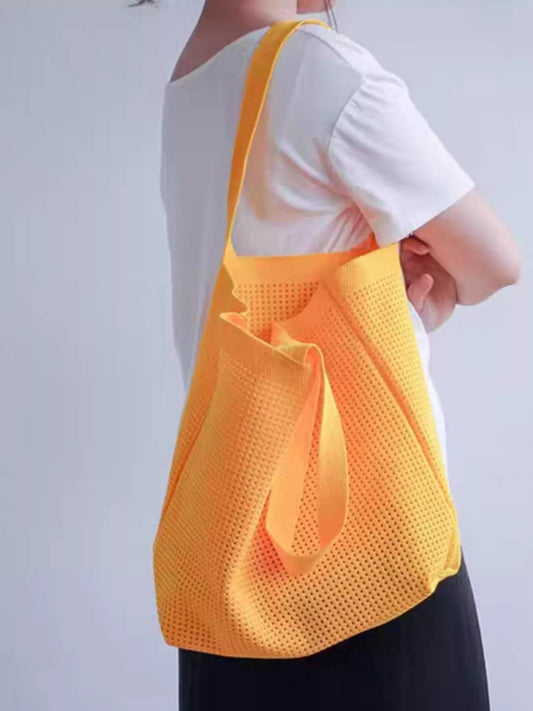Lightweight Woven Shoulder Bag