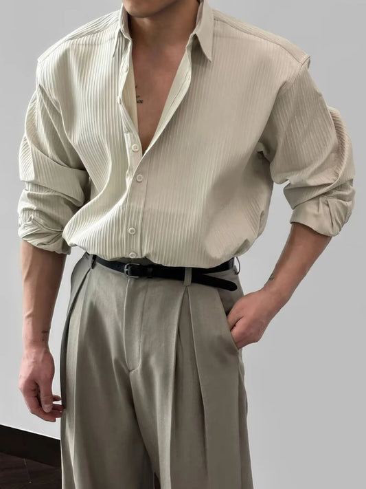 Men's Button Up Long Sleeve Shirt