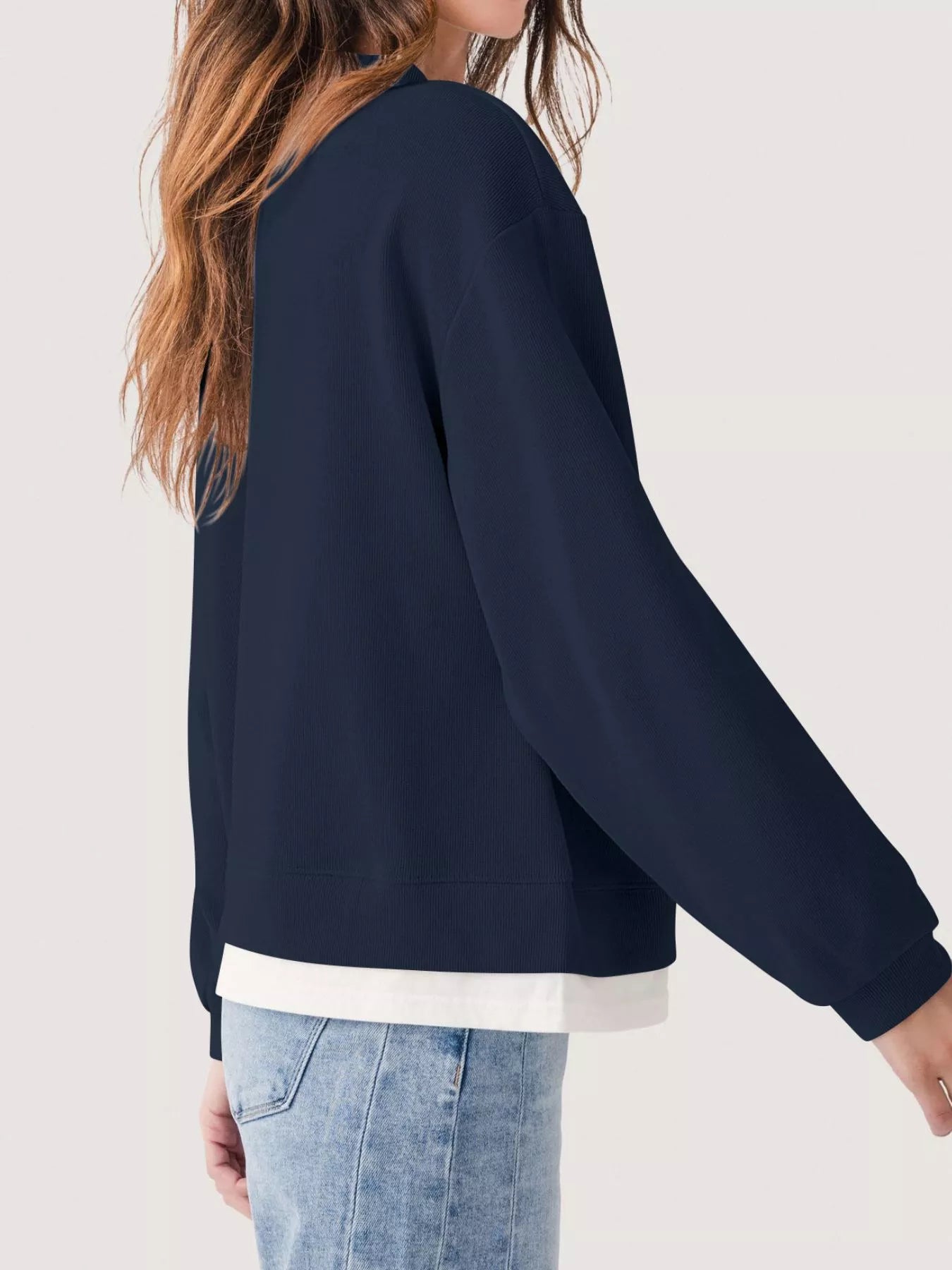 Oversized Crew Neck Sweatshirt