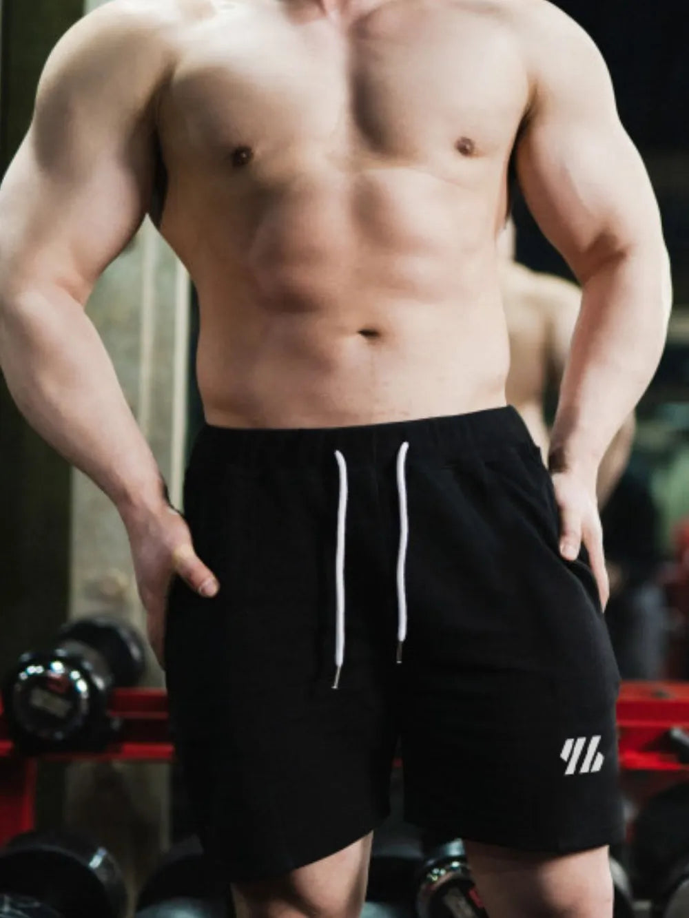Men's Plus Size Drawstring Shorts