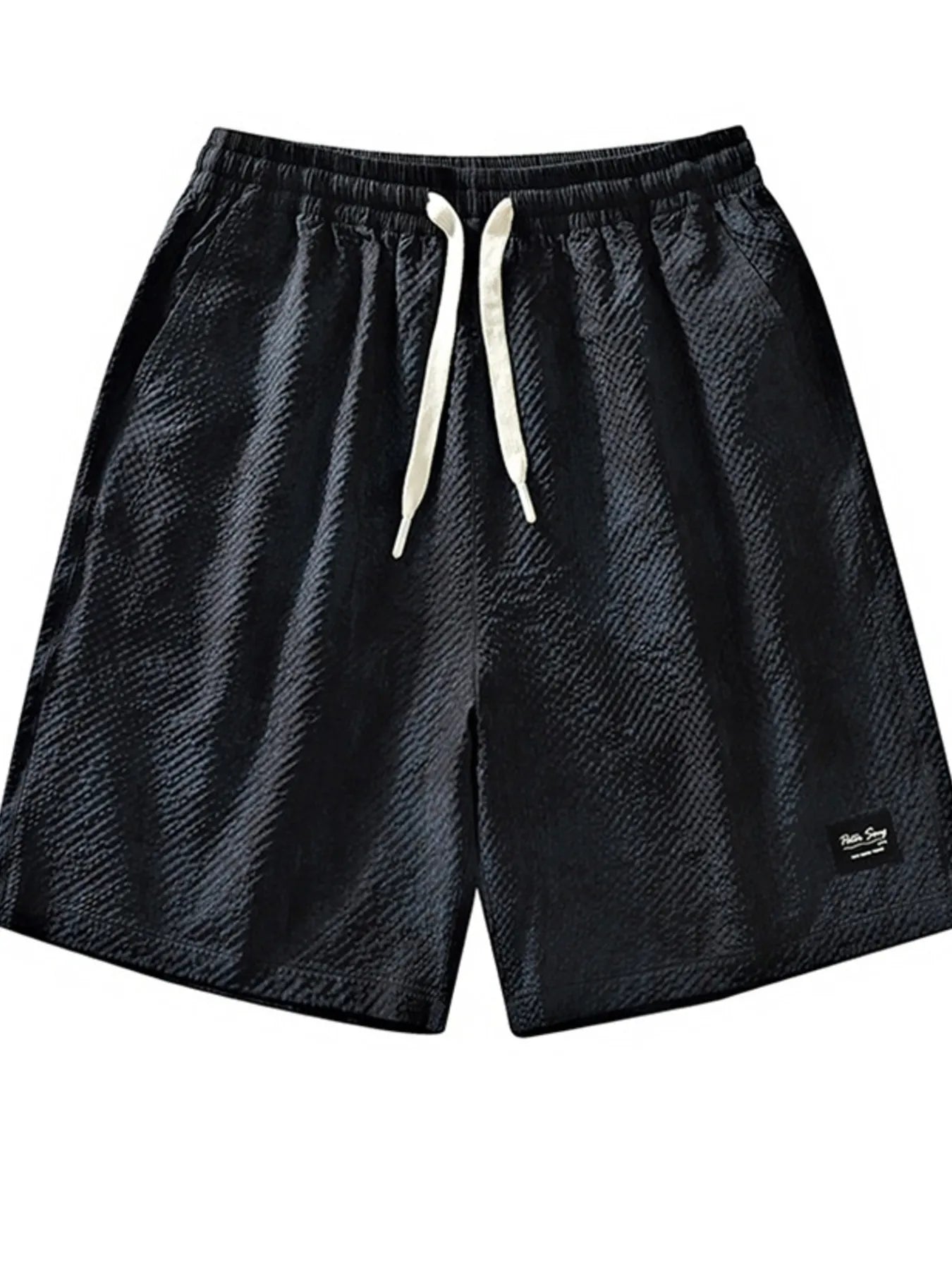Men's Plus Size Drawstring Shorts with Pockets