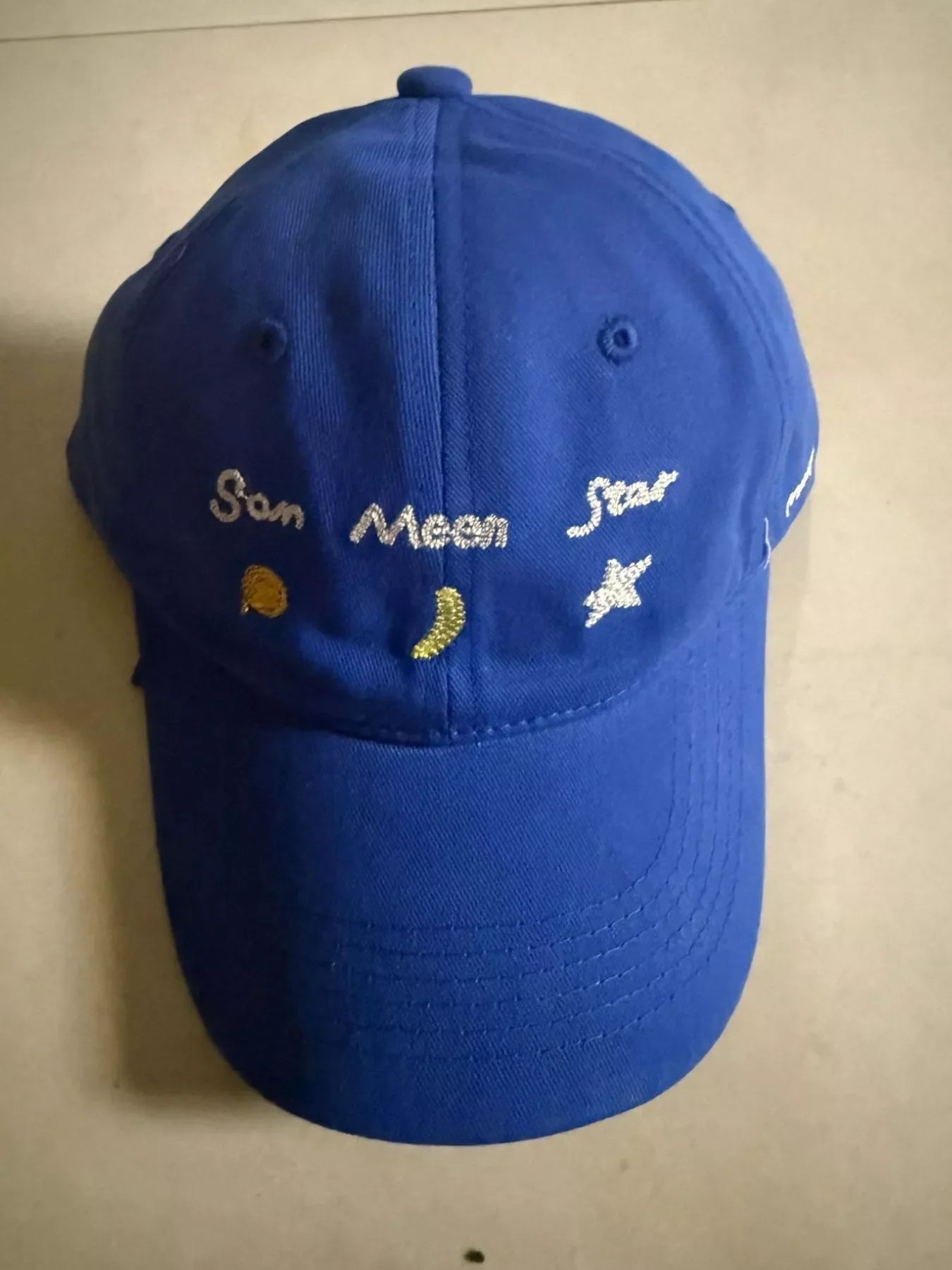 Sun Moon Star Embroidered Baseball Cap
