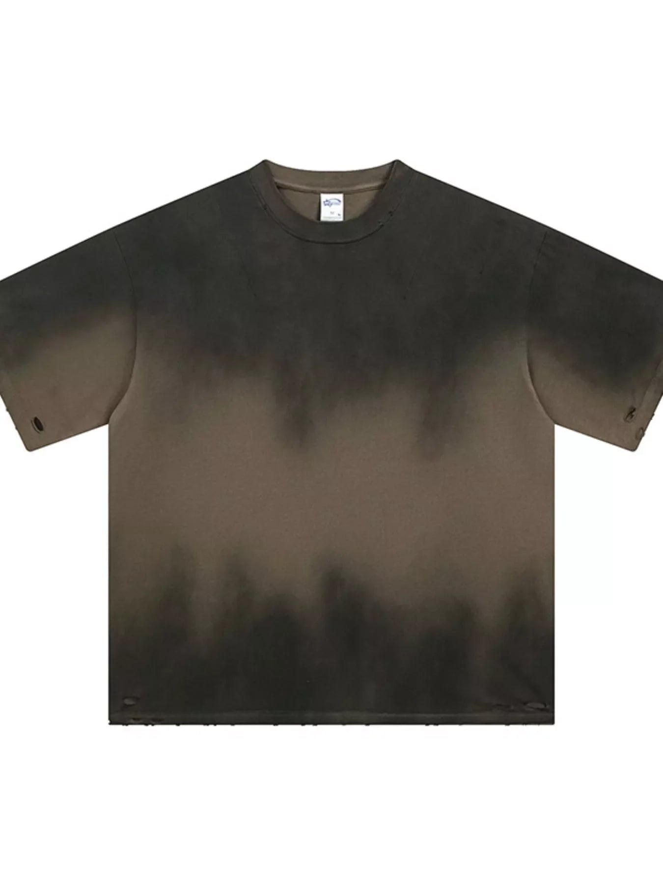 Men's Gradient Round Neck Oversized T-Shirt