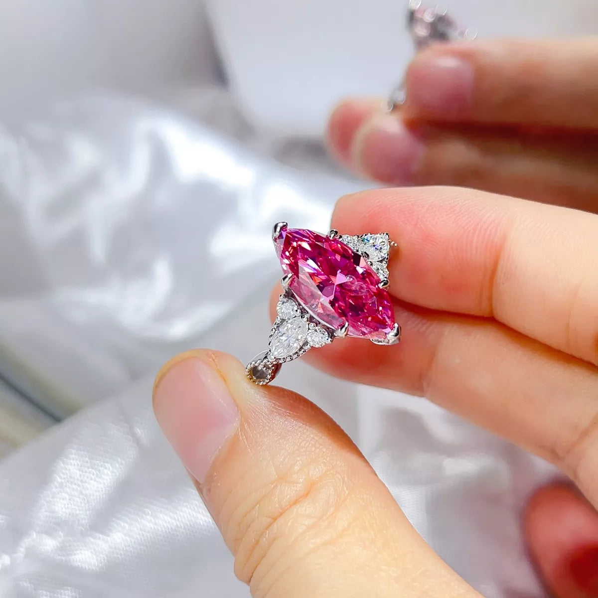 5 Carat Moissanite 925 Sterling Silver Ring