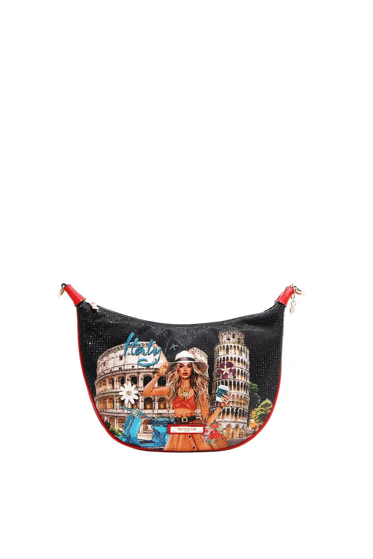 Nicole Lee USA Martha Travels Italy Shoulder Bag