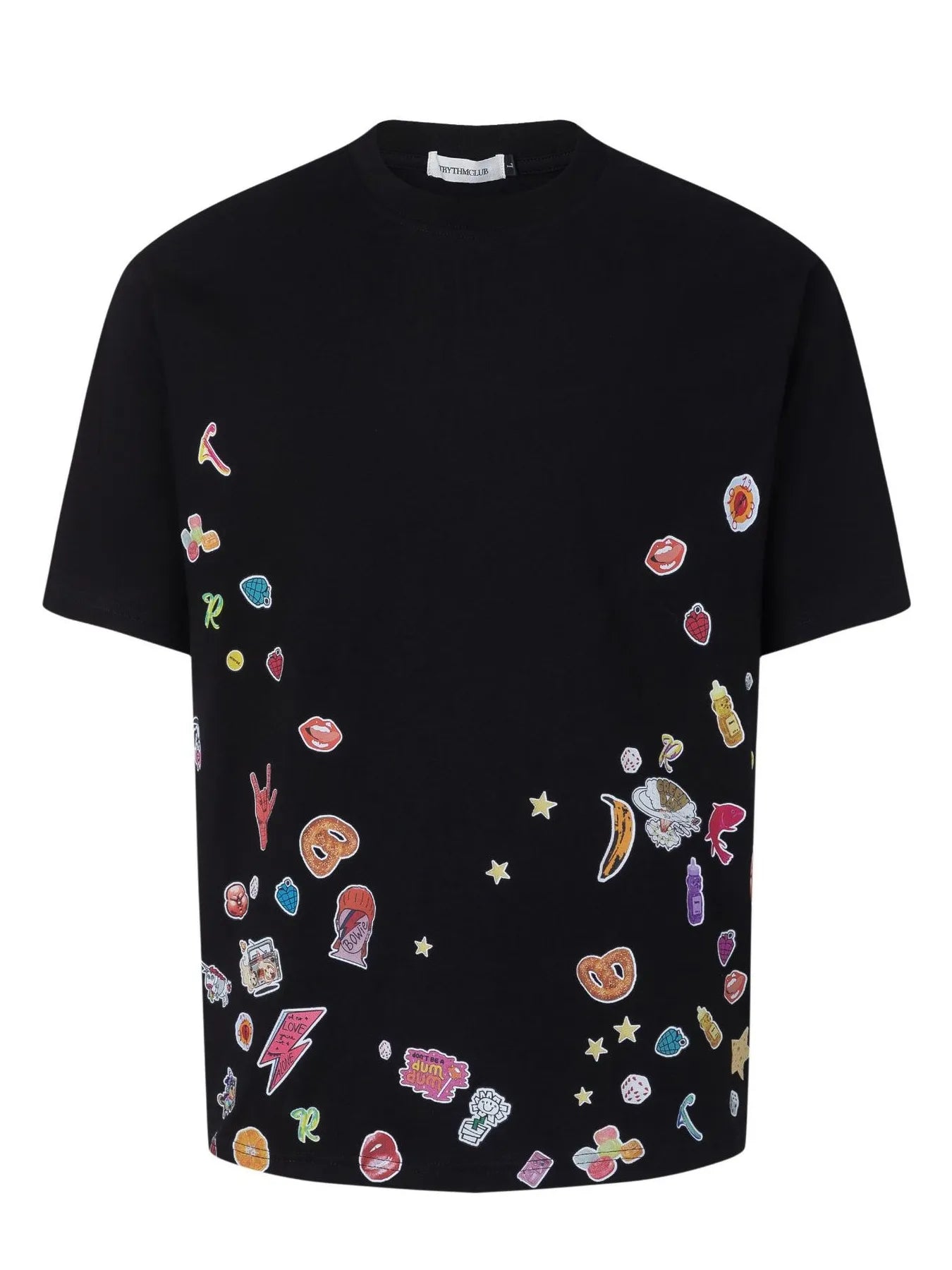 Men's Cosmic Candy Dreams Print Round Neck T-Shirt