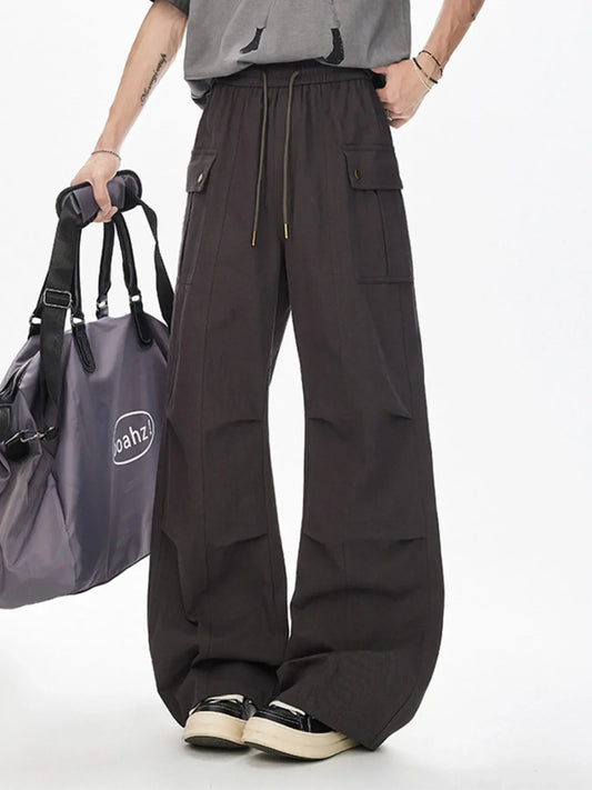 Men's Drawstring Cargo Pants