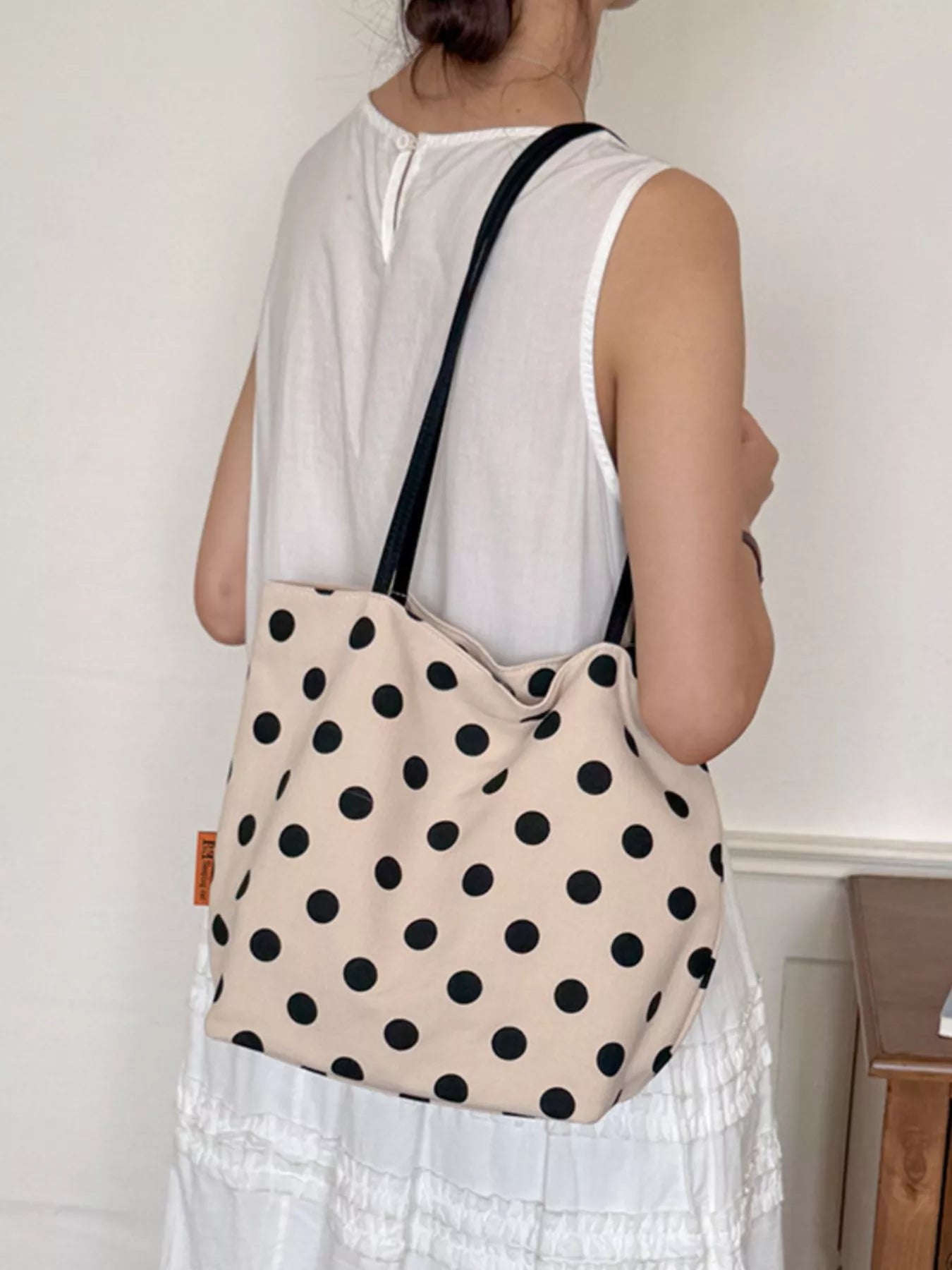 Polka Dot Shoulder Bag