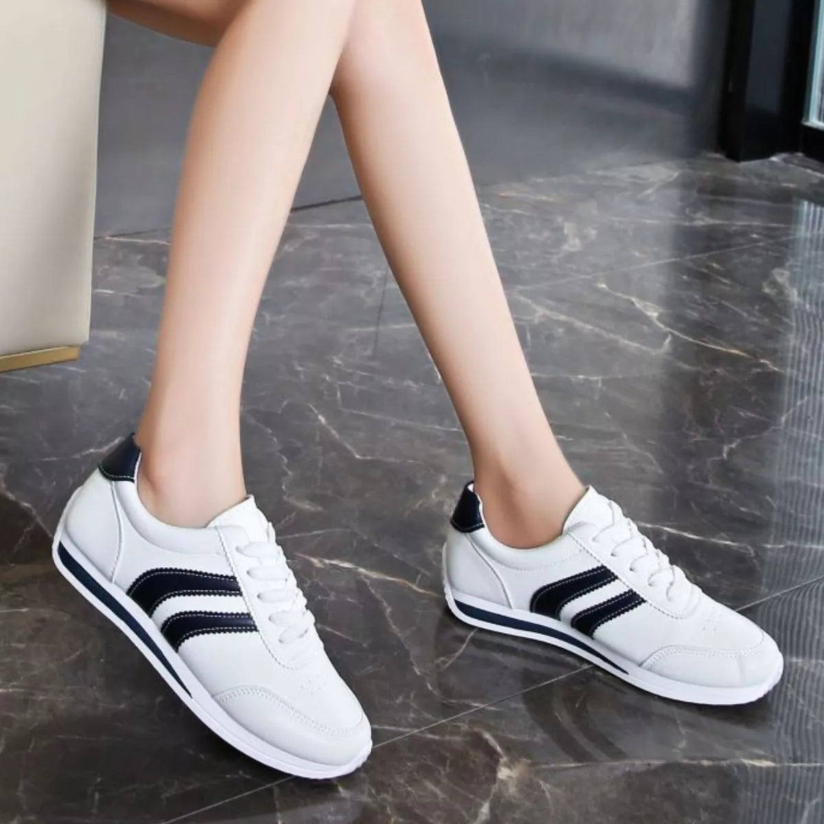Classic Striped Sneakers