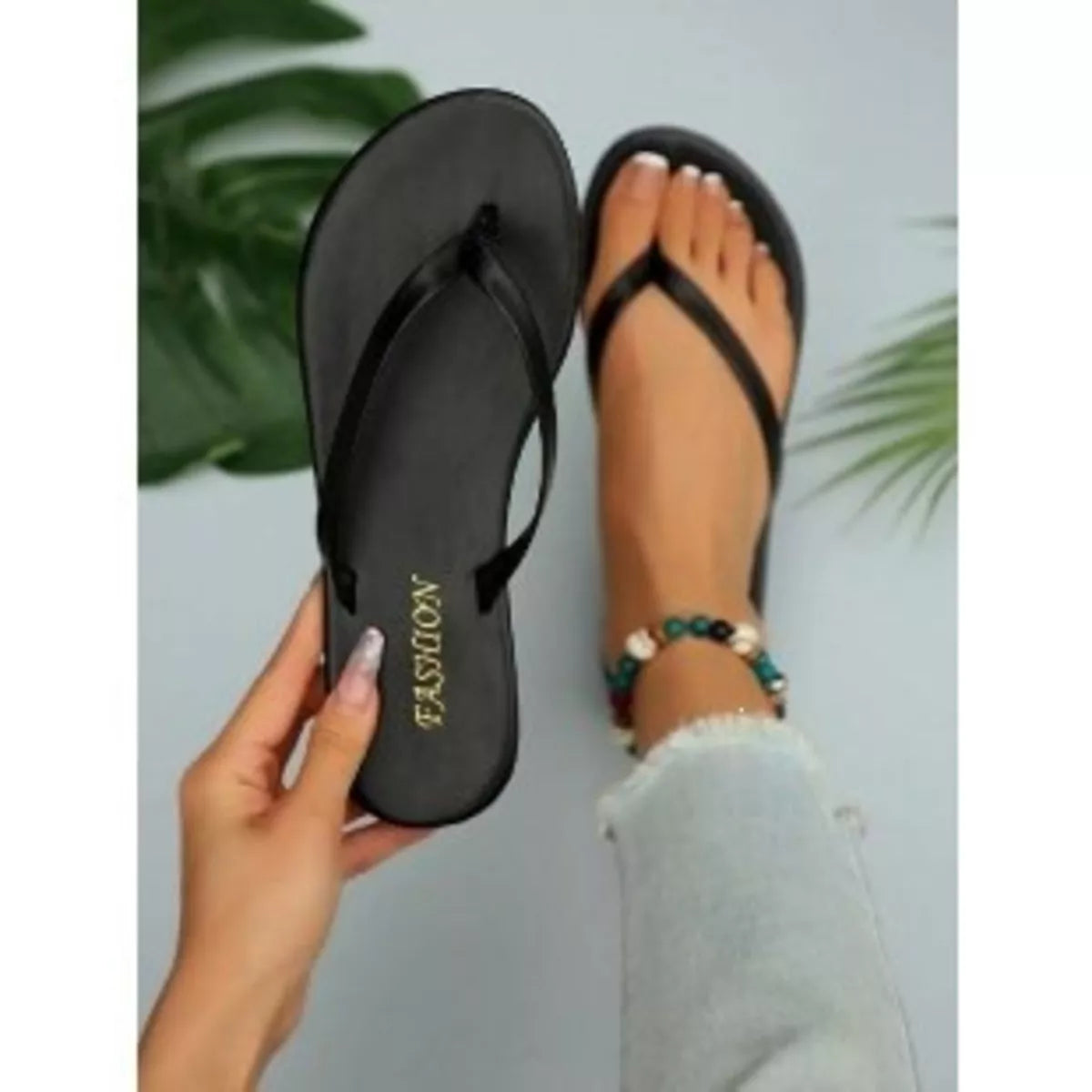 Toe Post Flats Sandals