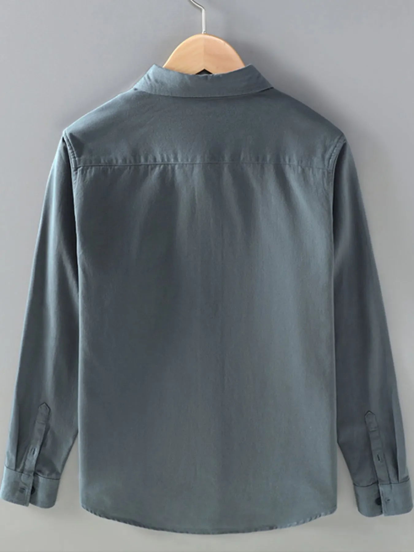 Men's Plus Size Button Up Long Sleeve Shirt