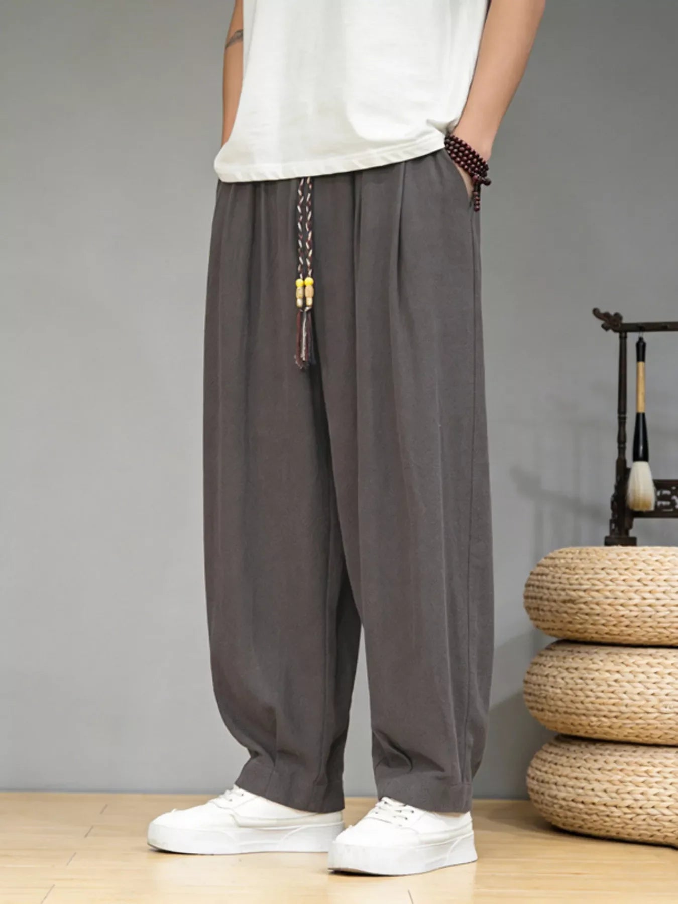 Men's Plus Size Loose Fit Casual Pants