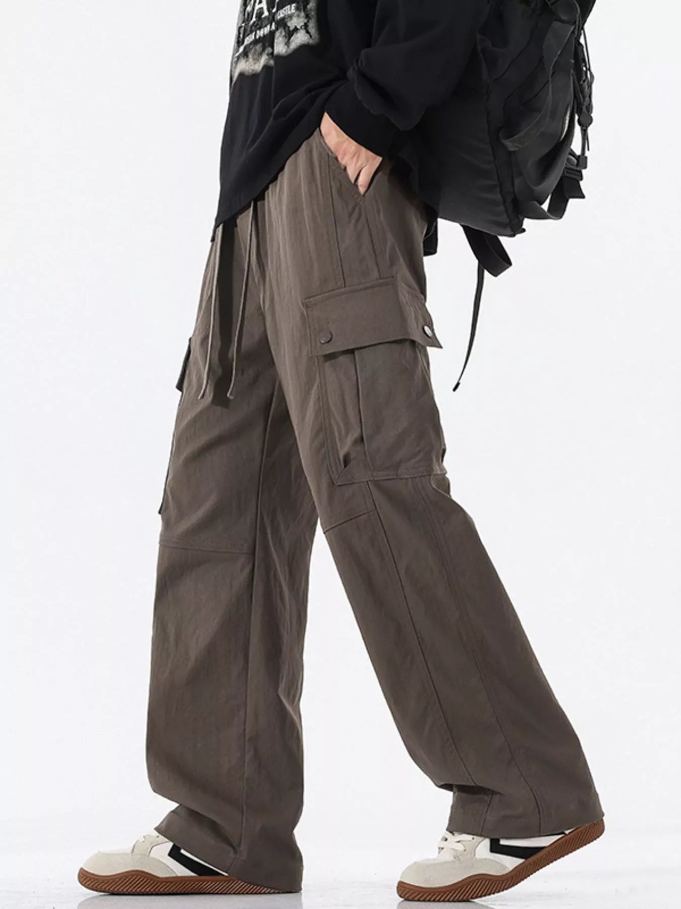 Men's Full Size Loose Fit Cargo Pants Plus Size