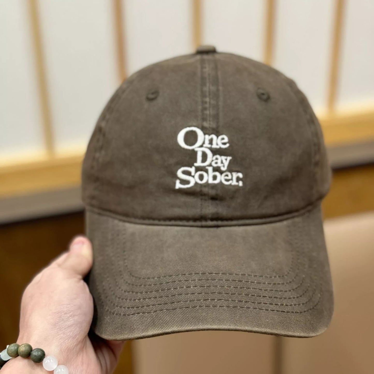 Embroidered Letter Baseball Cap