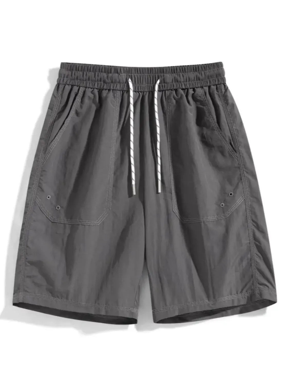 Men's Full Size Casual Drawstring Shorts Plus Size