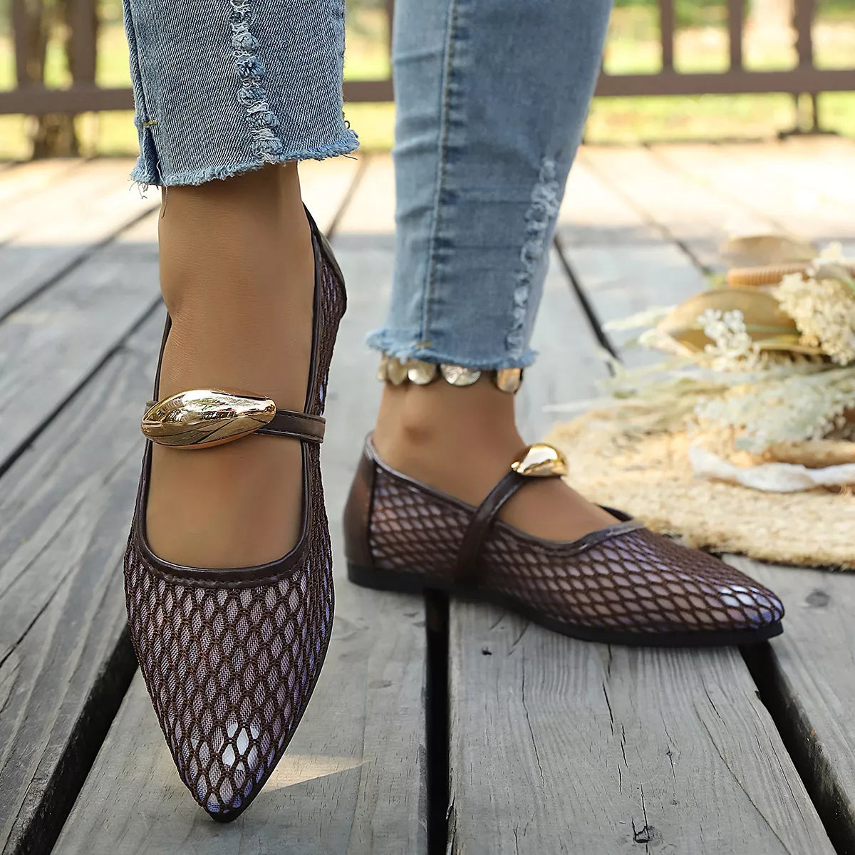 Point Toe Slip-Ons