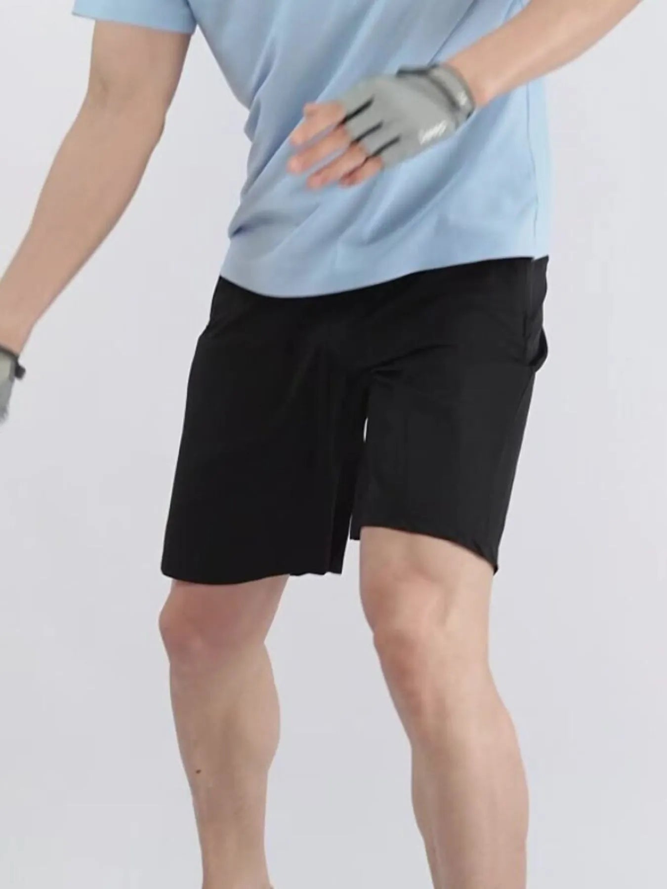 Men's Plus Size Elastic Waist Shorts