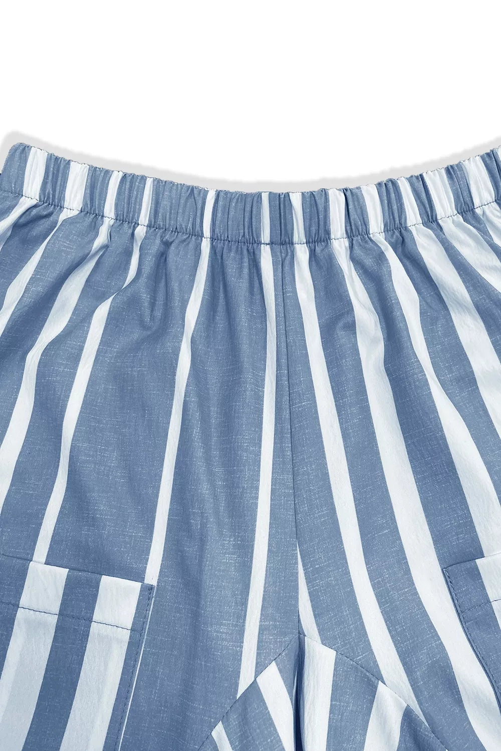 Striped Wide-Leg Pants