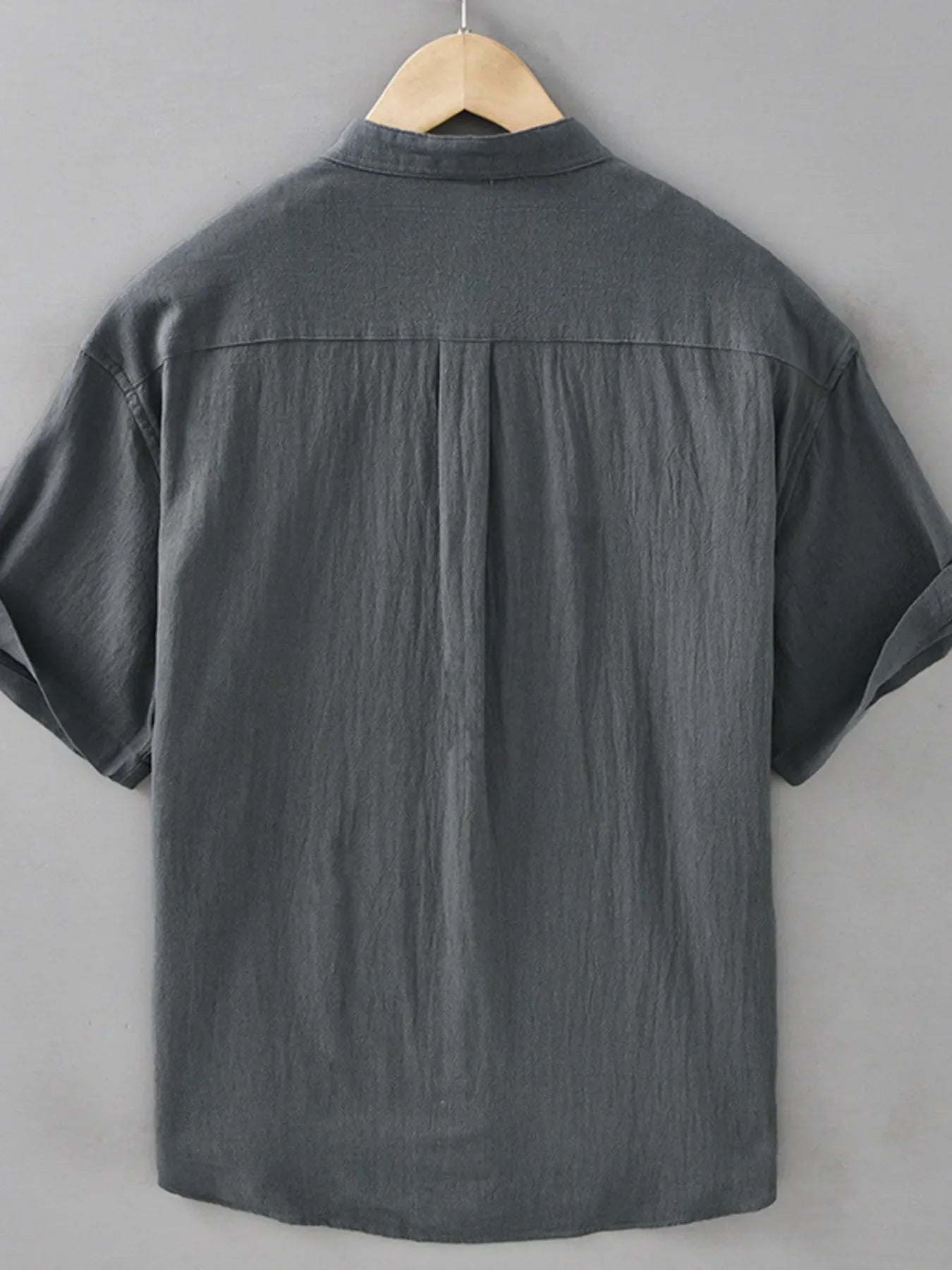 Men's Plus Size Button Up Short Sleeve Shirt