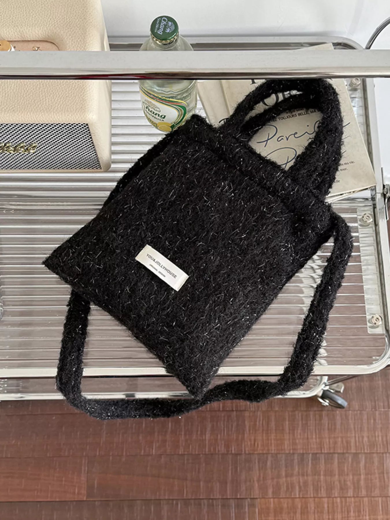 Solid Color Crossbody Bag