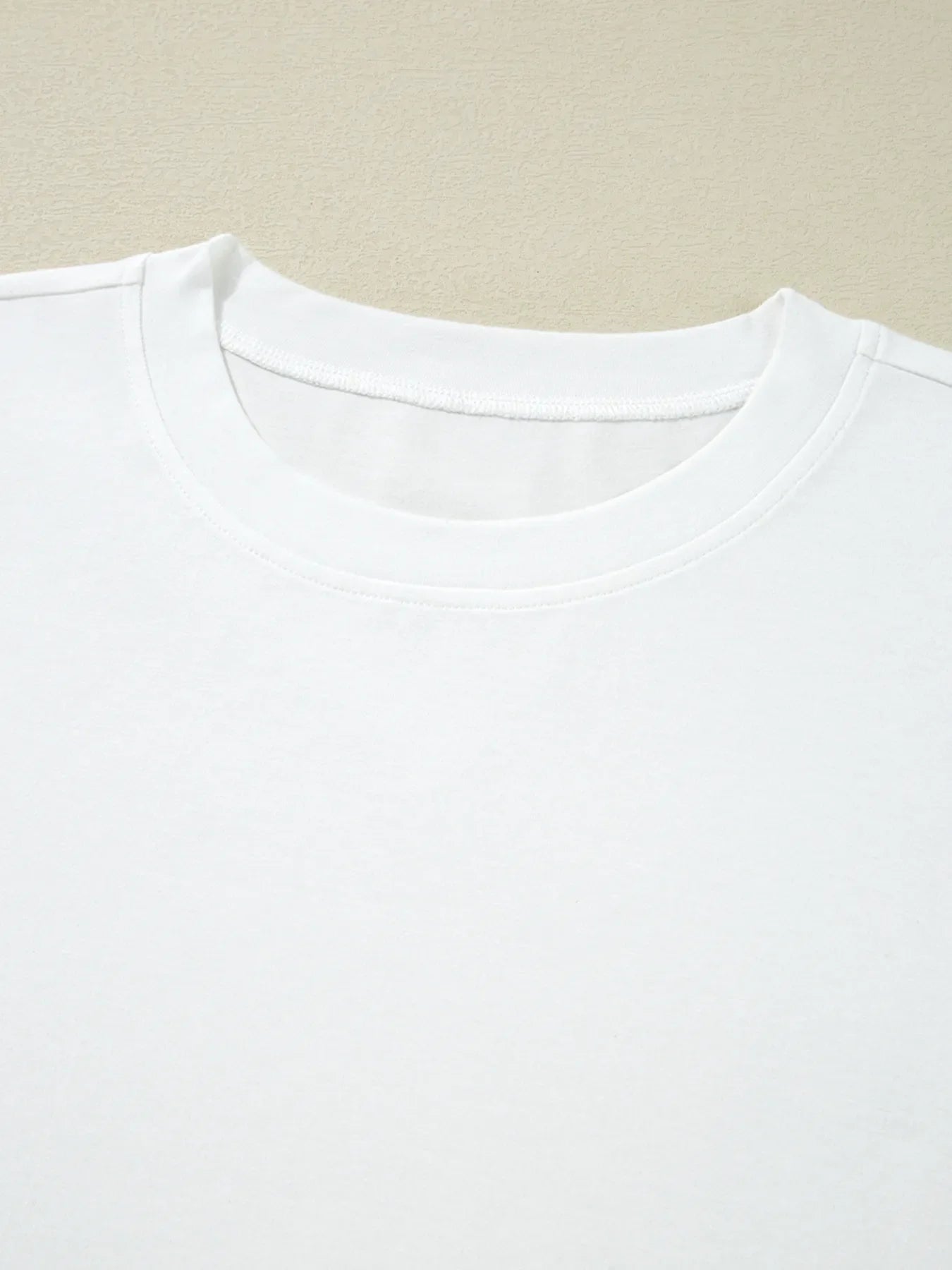 Lace Long Sleeve Insert Drop Shoulder Tee