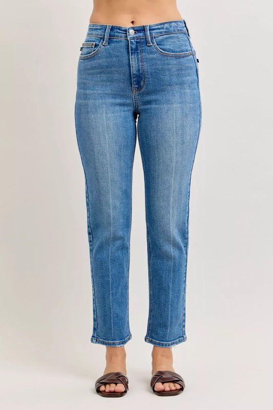 Judy Blue High-Waisted Straight-Leg  Jeans