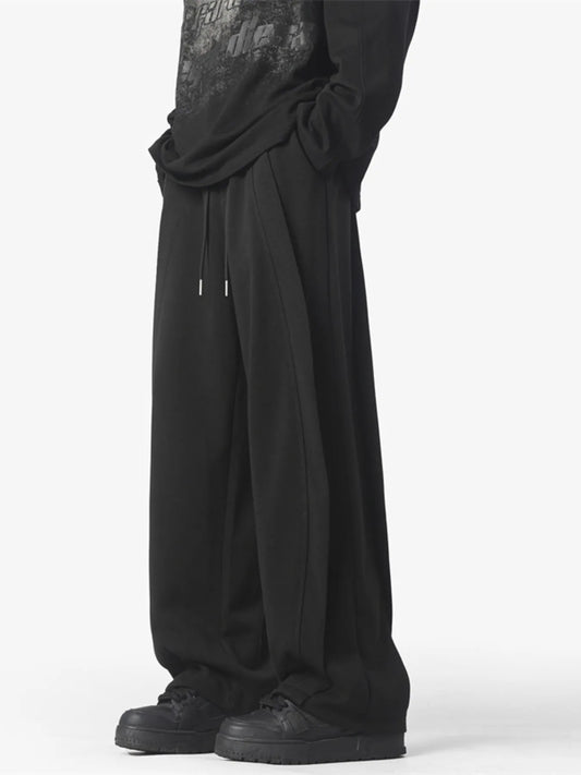 Men's Full Size Loose Fit Drawstring Pants Plus Size
