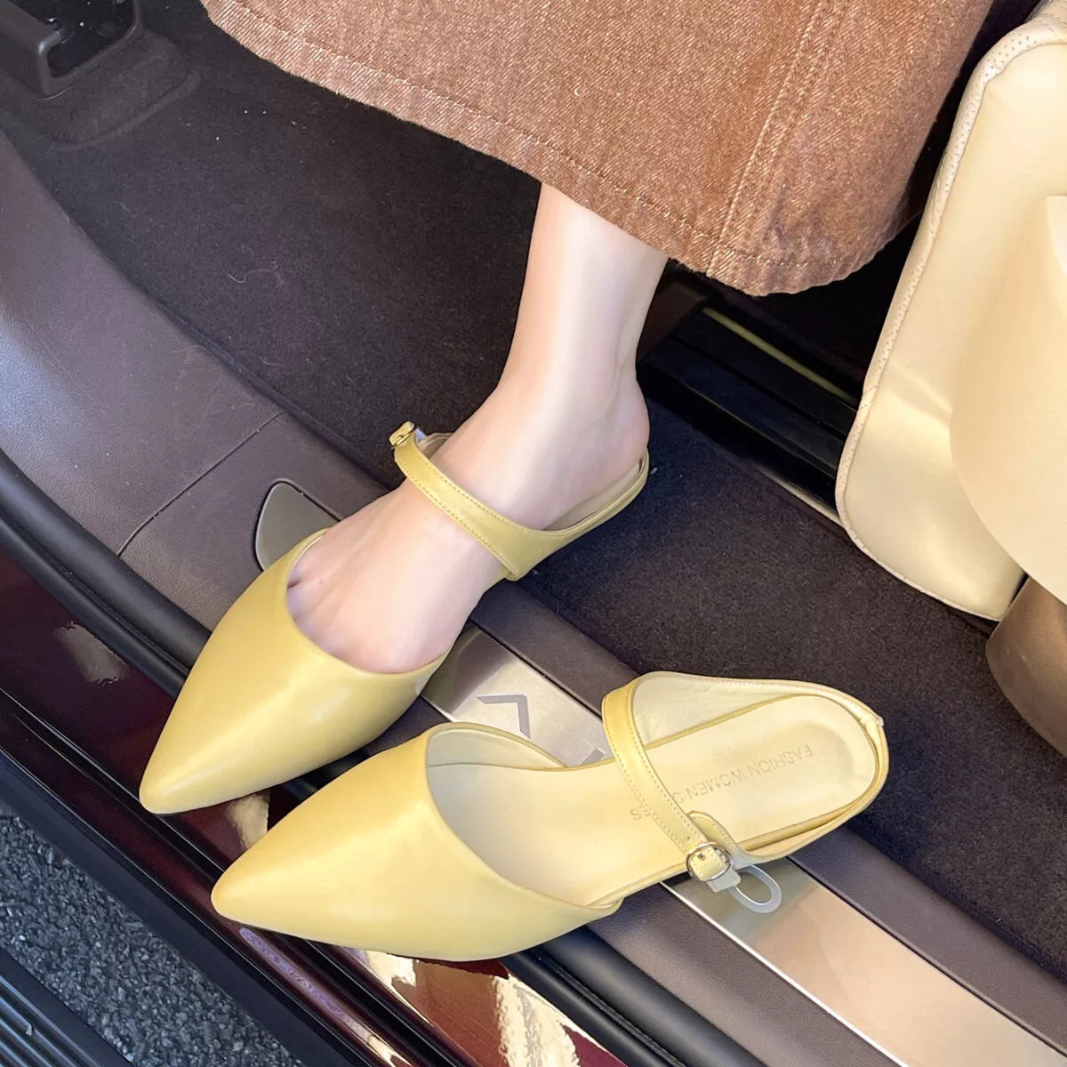 Point Toe Flats Sandals