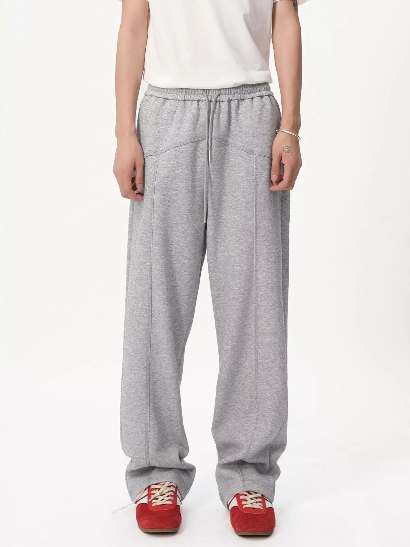 Men's Wide Leg Drawstring Pants