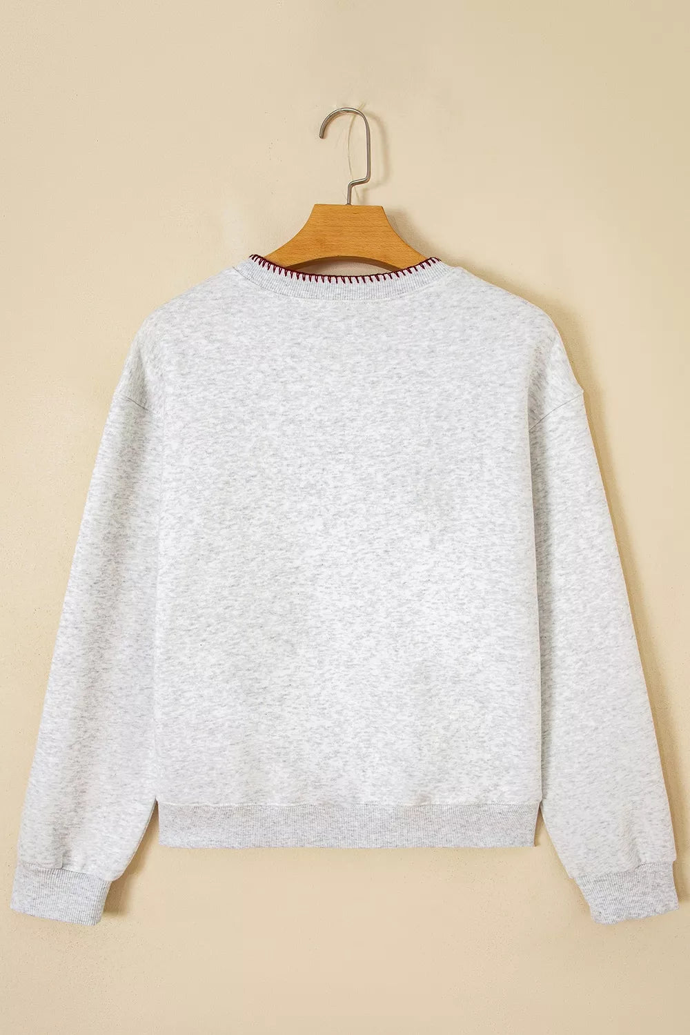 Graphic Round Neck Casual Sweatshirt