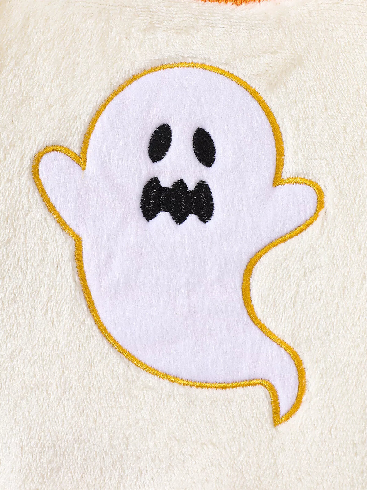 Children's Halloween Ghost Pattern Top and Pants Set