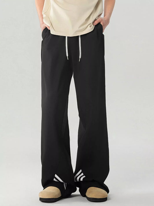 Men's Full Size Wide Leg Pants Plus Size