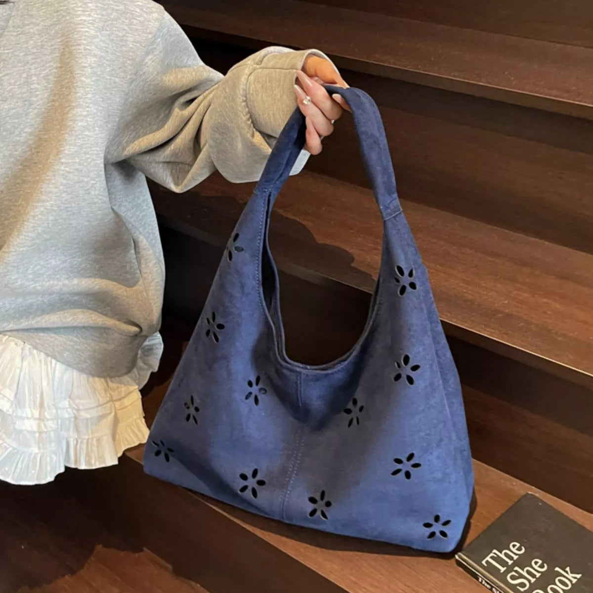 Cut-out Shoulder Bag