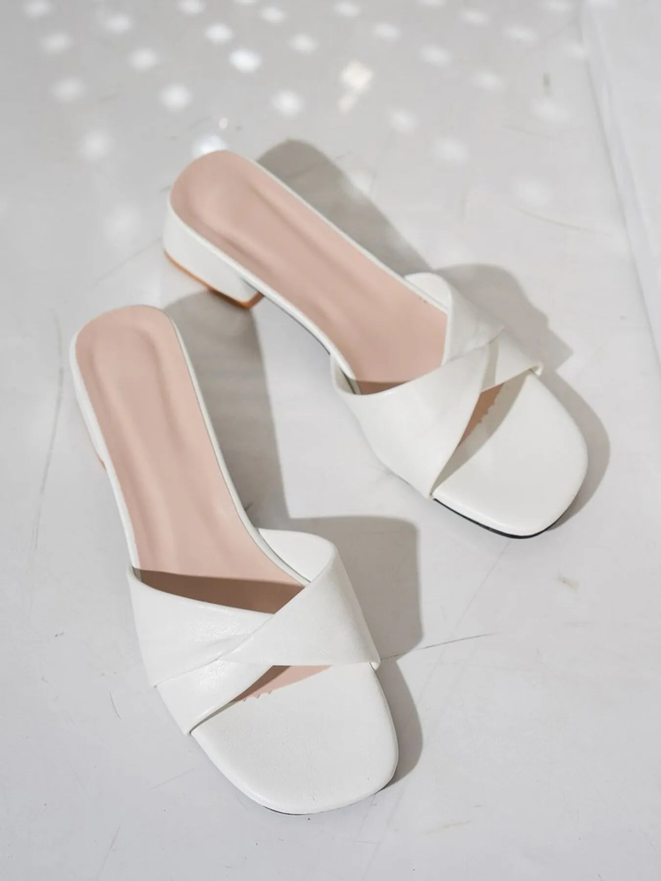 Open Toe Block Heels Sandals
