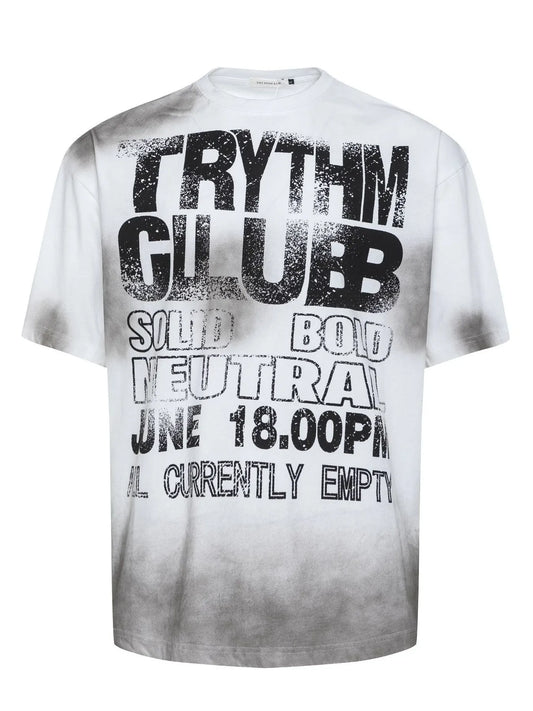 Men's Letter Graphic Round Neck Oversized T-Shirt