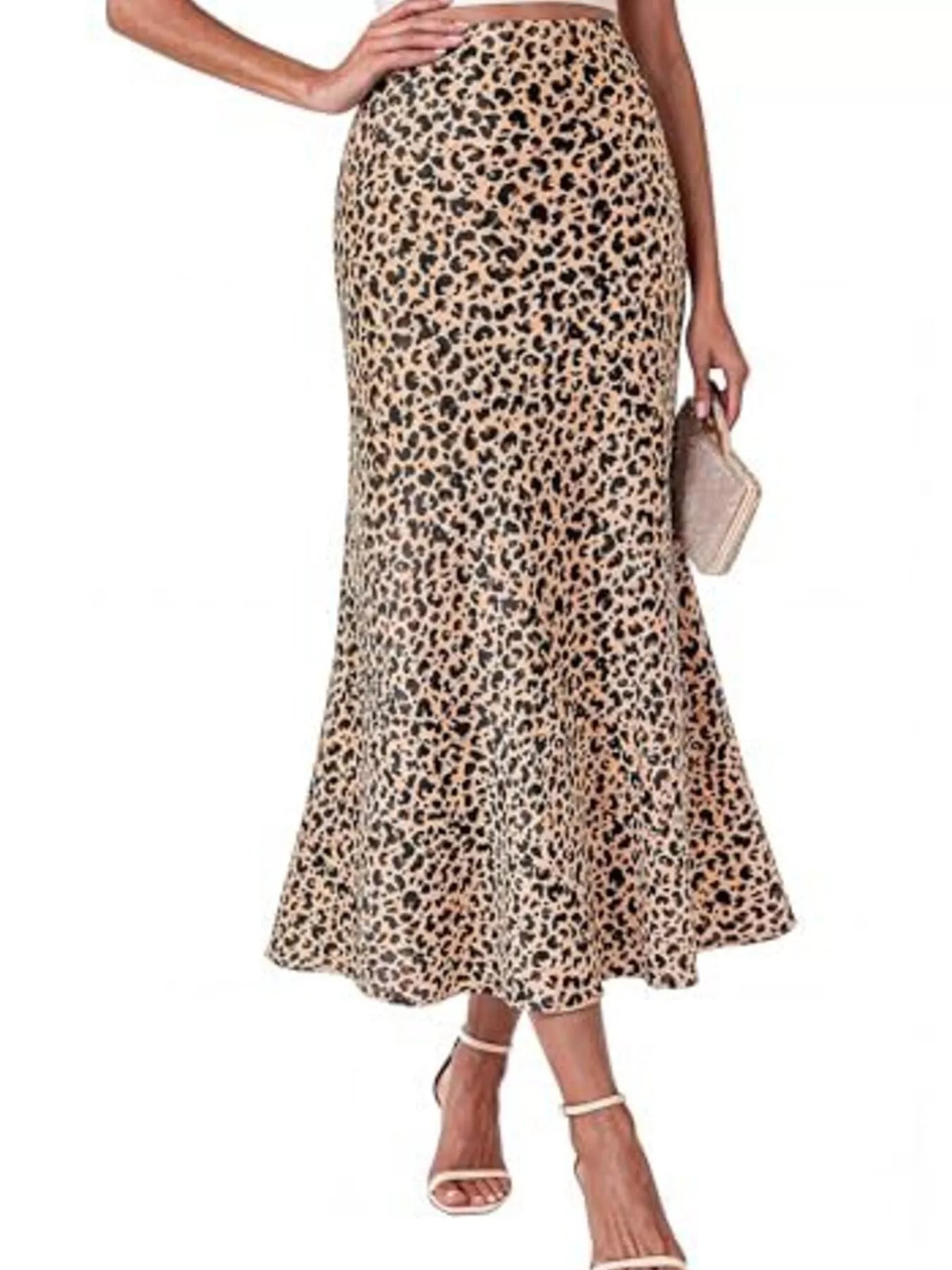High-Waisted Mermaid Midi Skirt