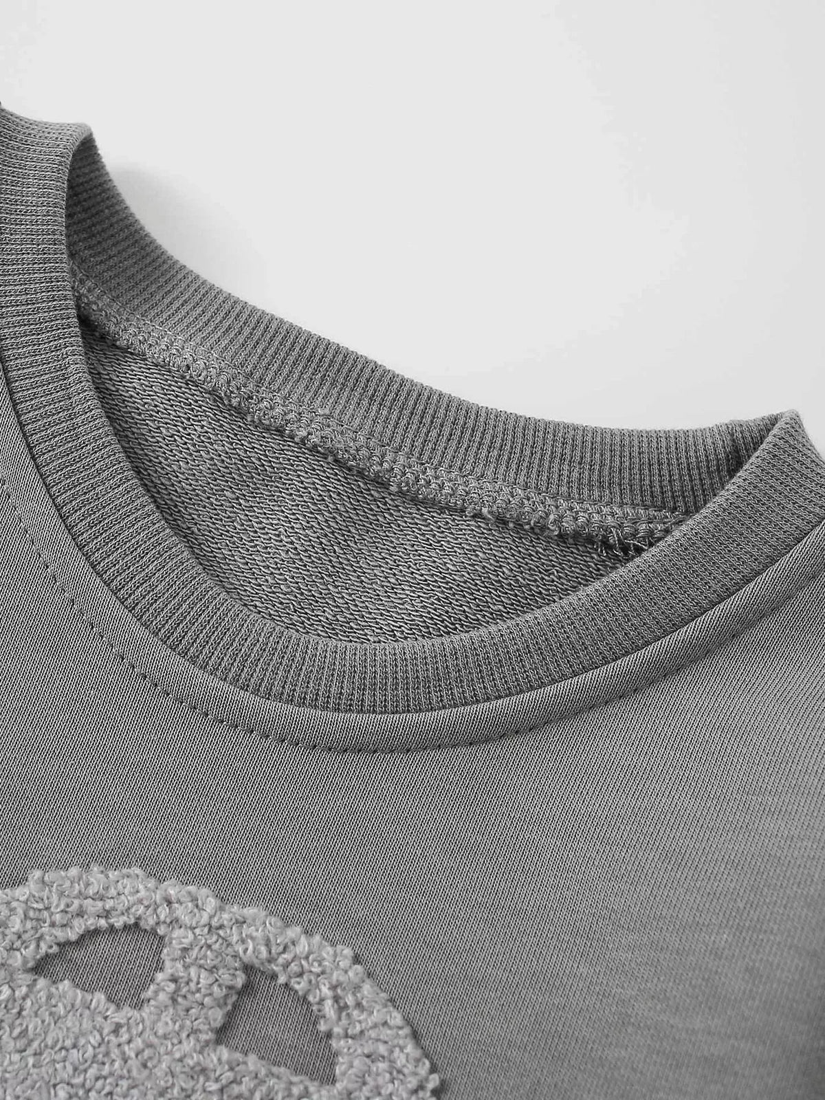 Children's Car Applique Crew Neck Sweatshirt