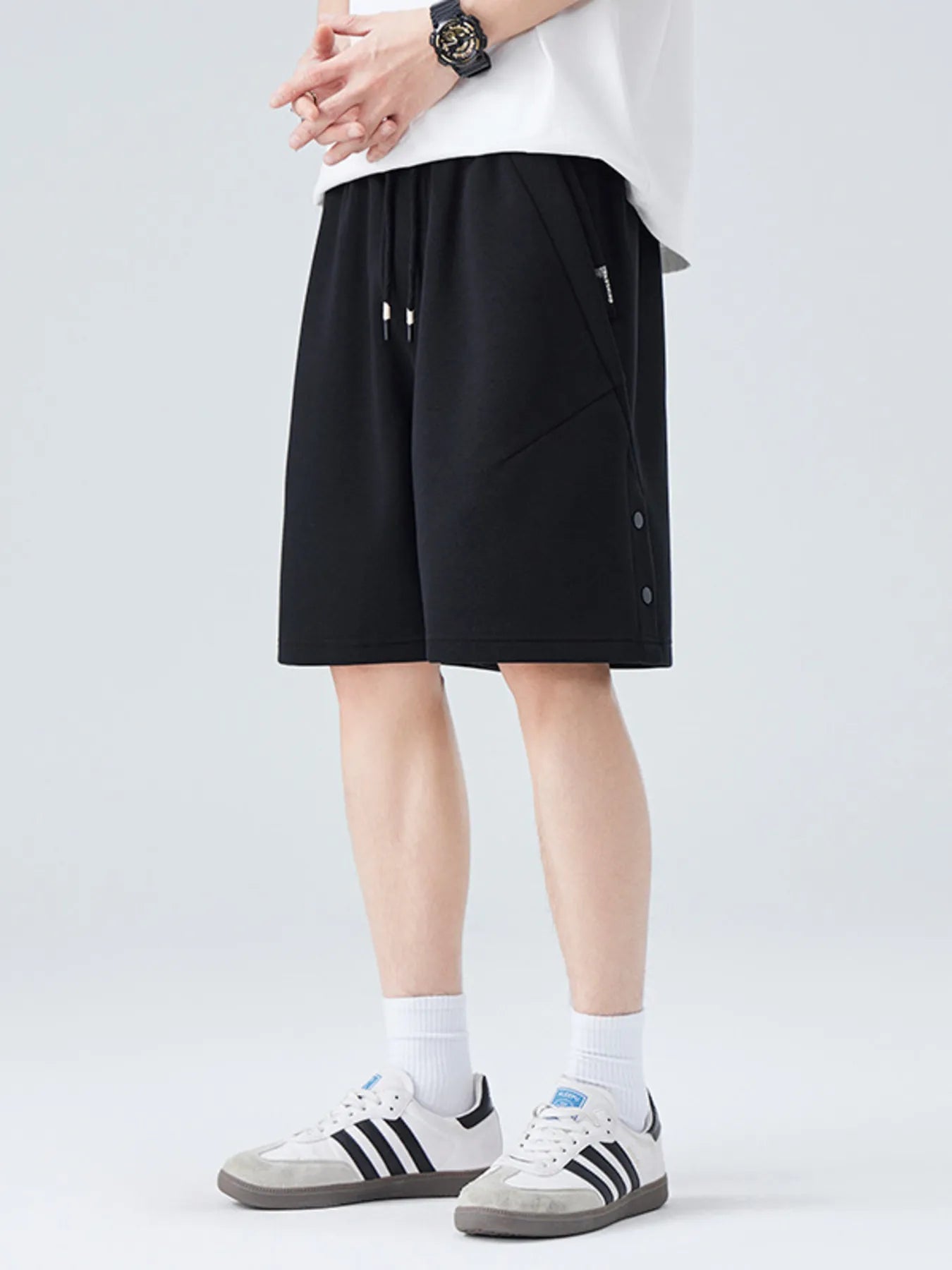 Men's Plus Size Drawstring Loose Fit Shorts