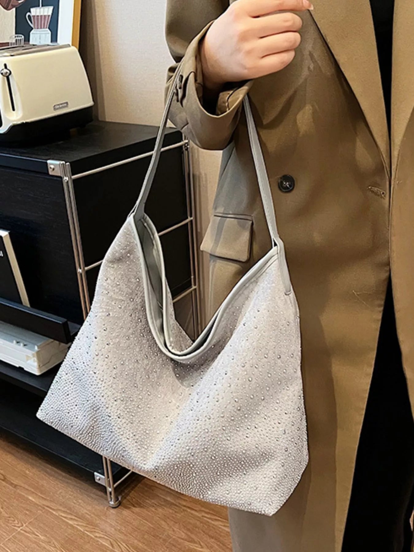 Rhinestone Tote Bag