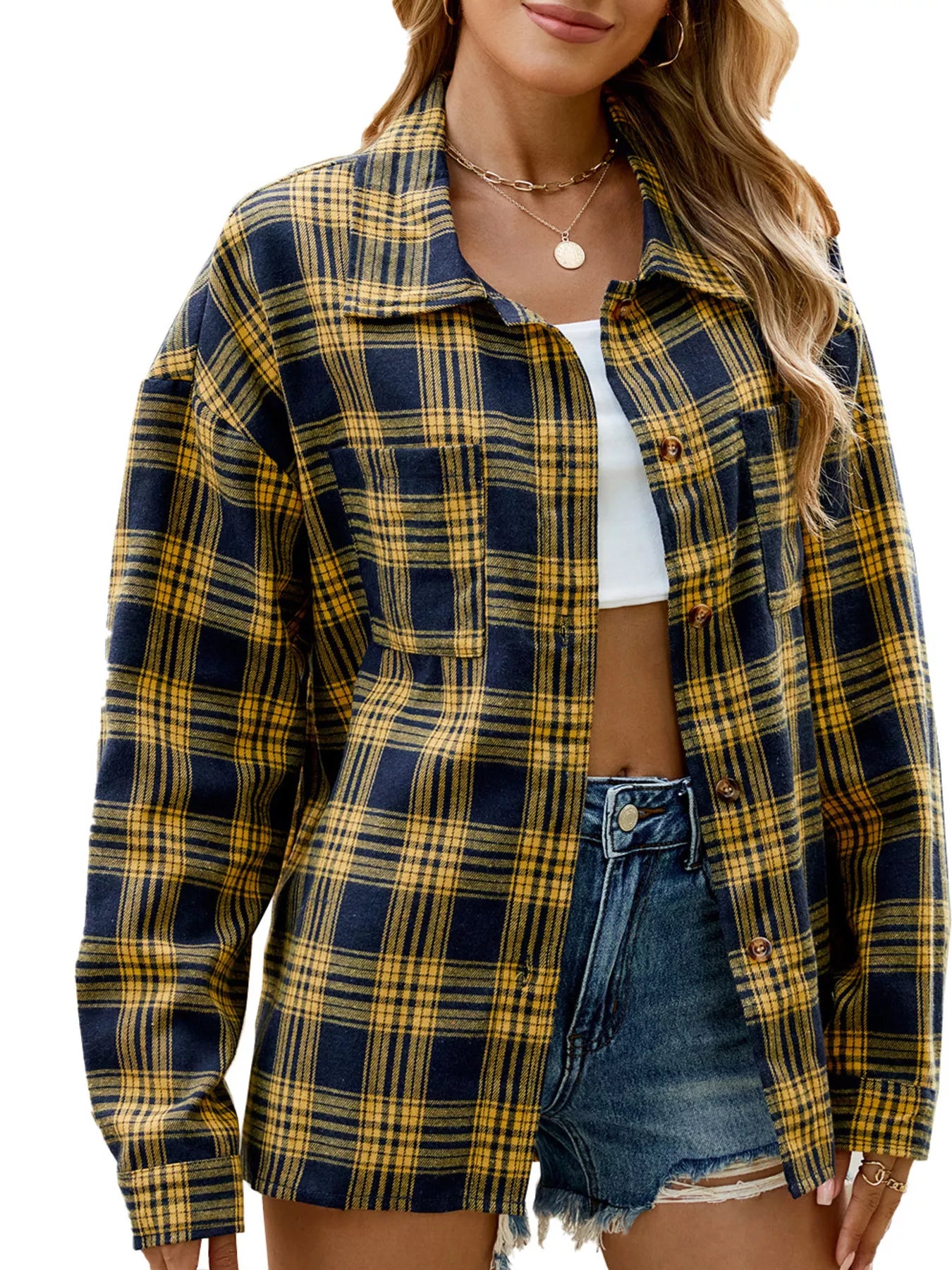 Plaid Button Up Shirt