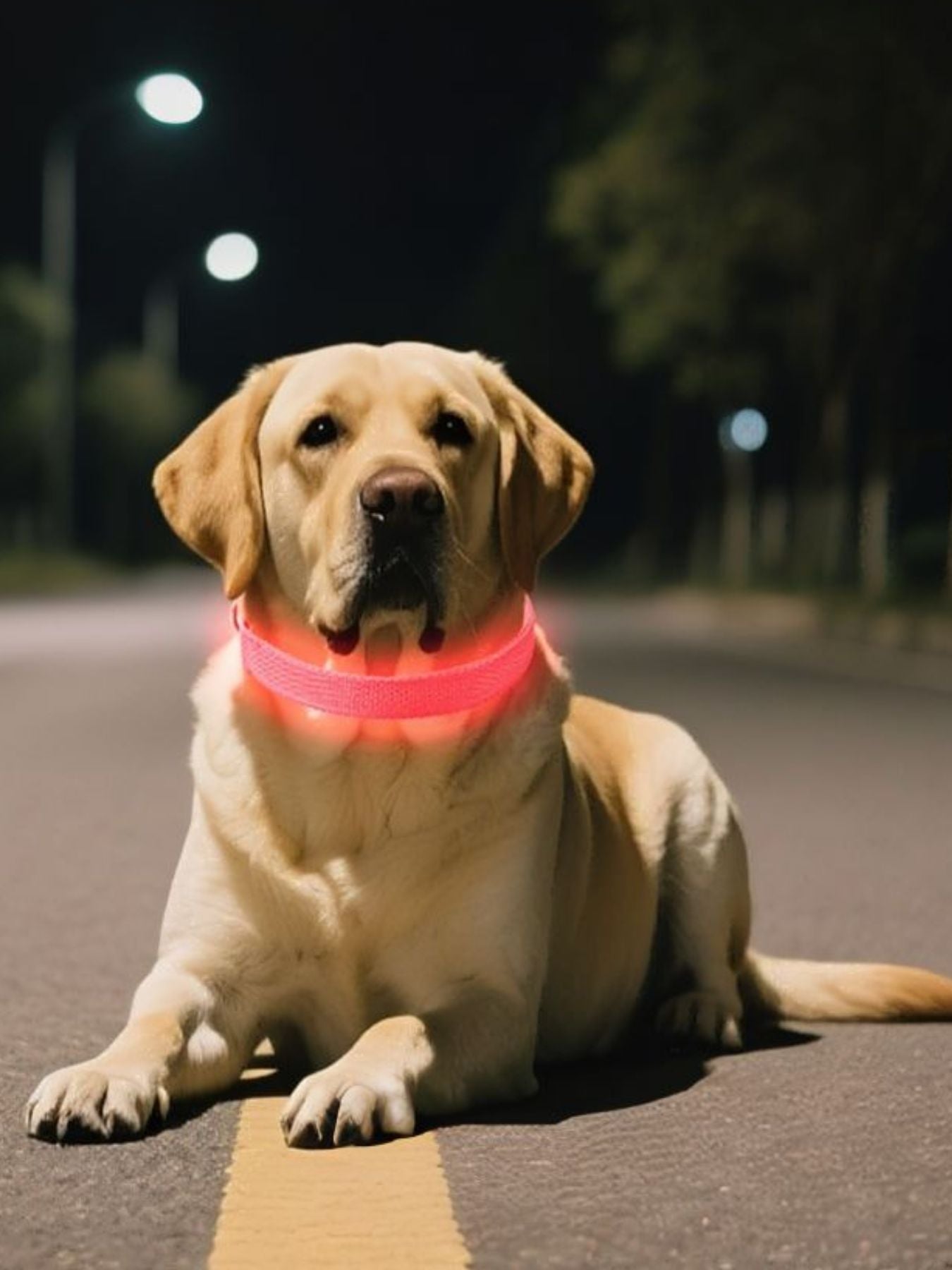 LED Glowing Pet Collar for Night Safety