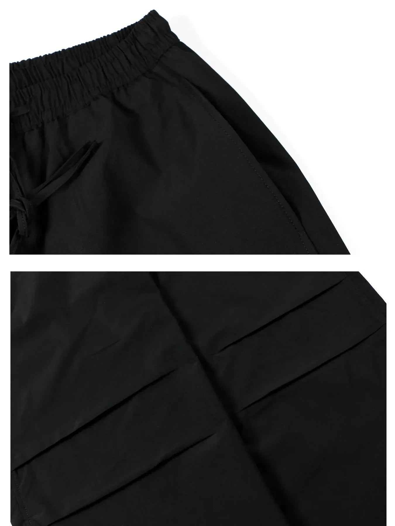 Men's Drawstring Wide Leg Cargo Pants