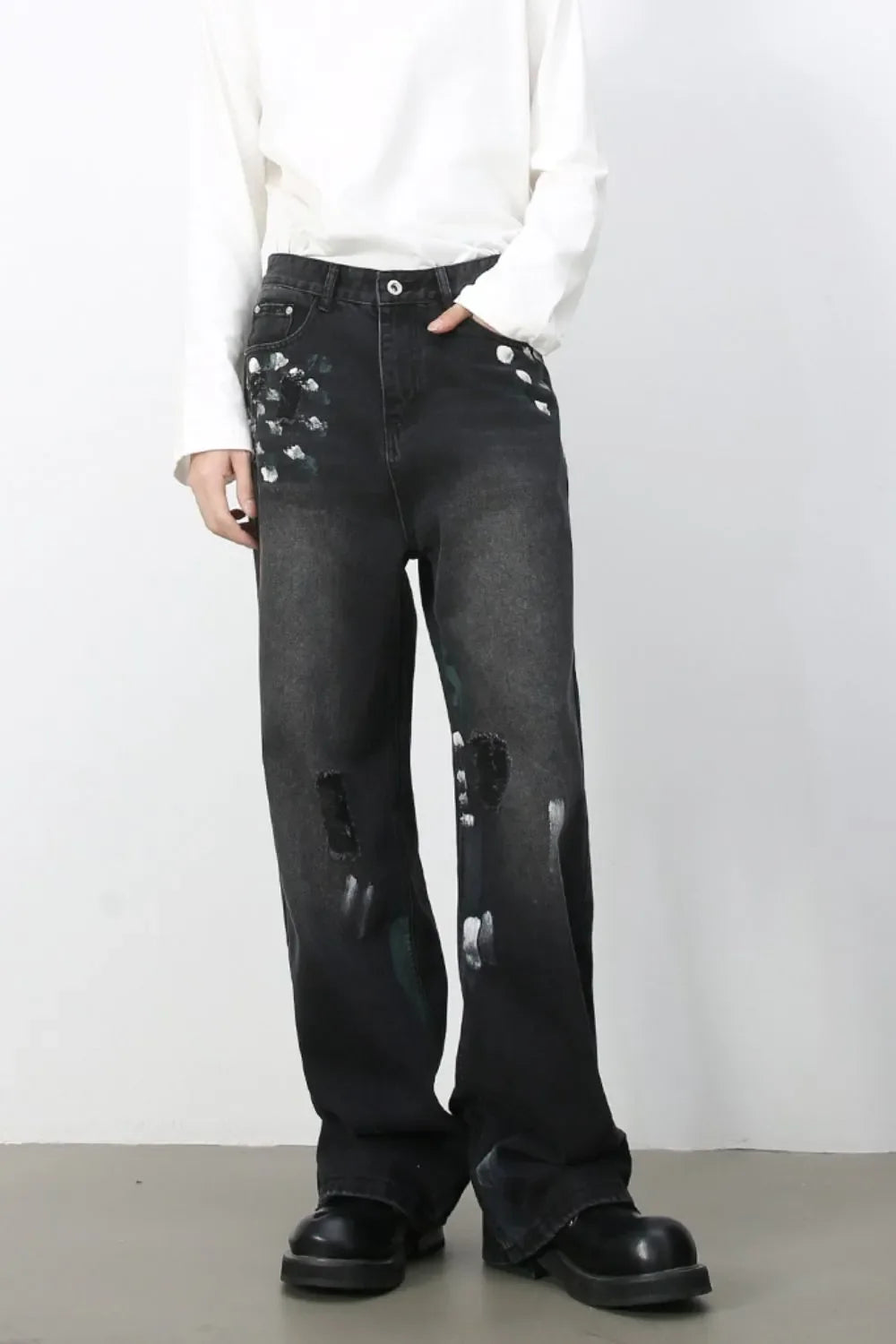 Men's Paint Loose Jeans