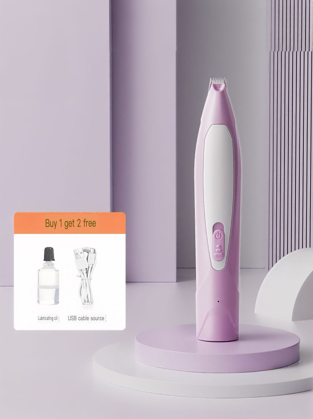 LED Pet Paw Trimmer Rechargeable Low Noise
