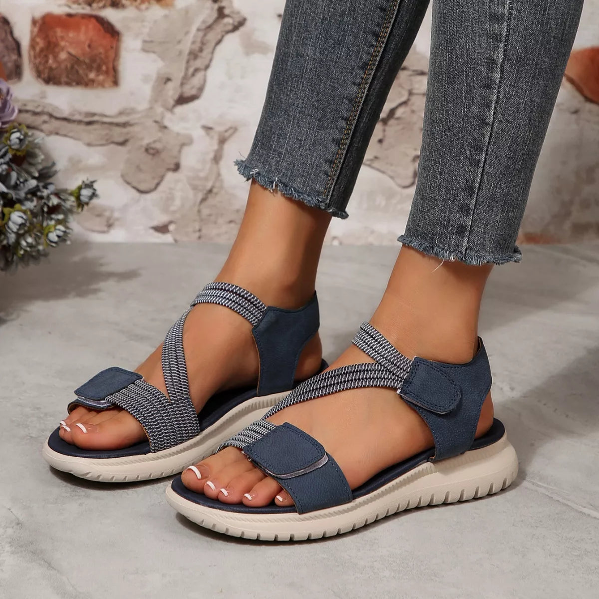 Open Toe Wedge Sandals