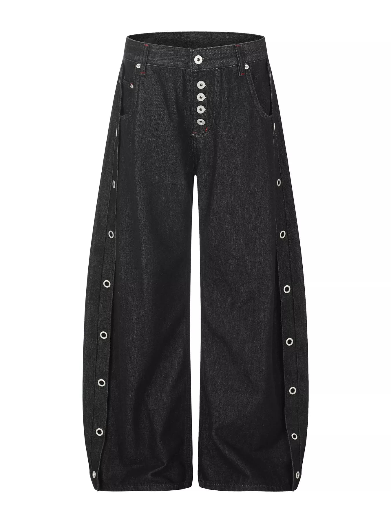 Men's High-Waisted Wide-Leg Jeans