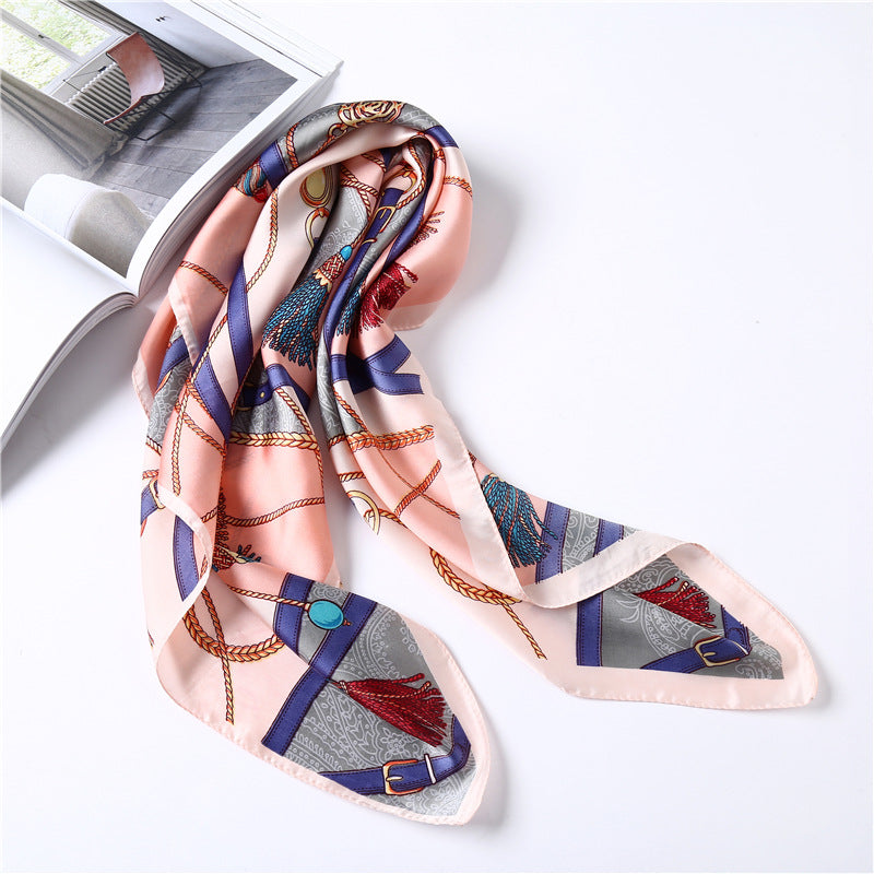 Decorative scarf silk scarf (See size chart where applicable)
