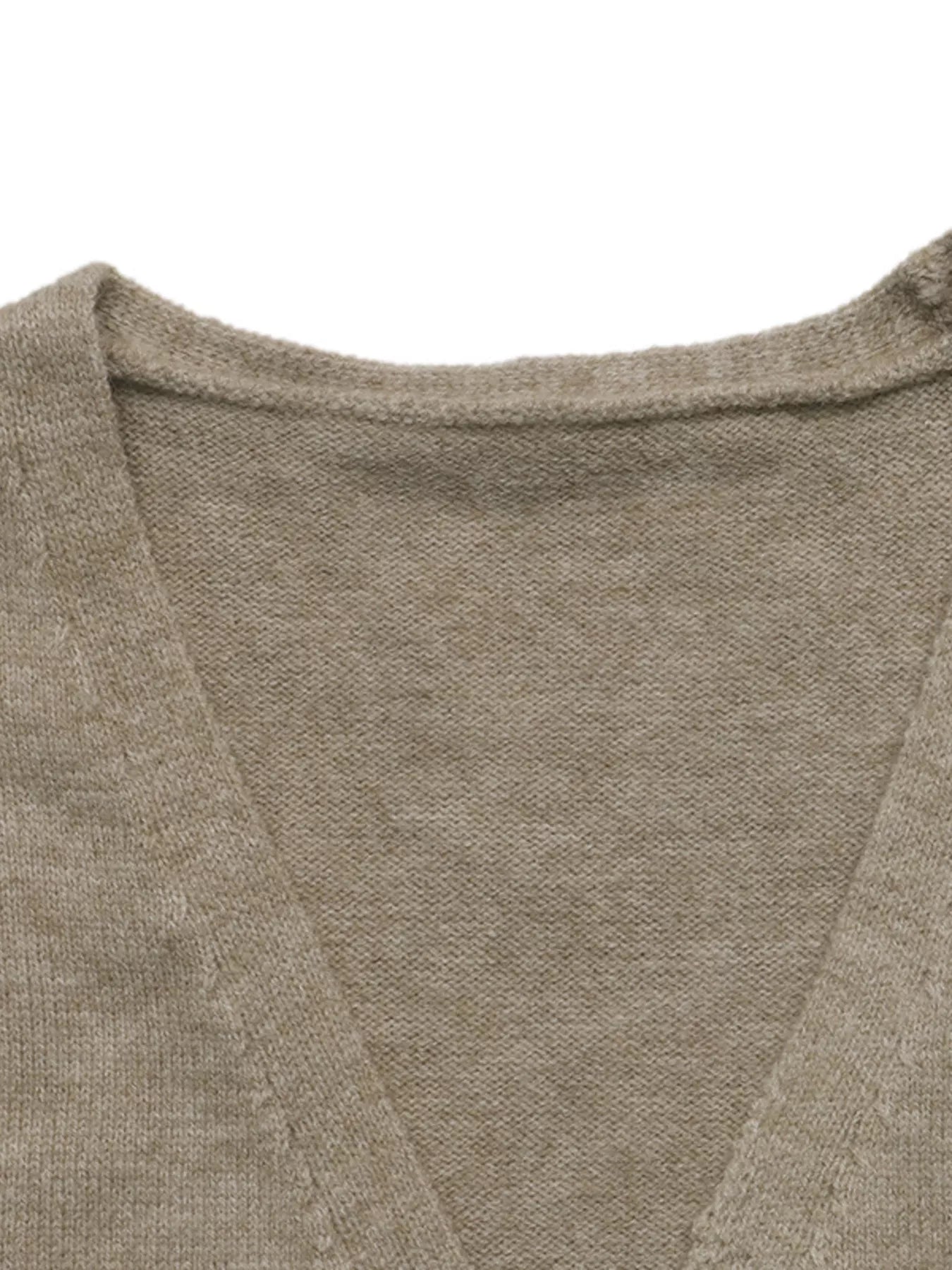 Open-Front Knit Cardigan