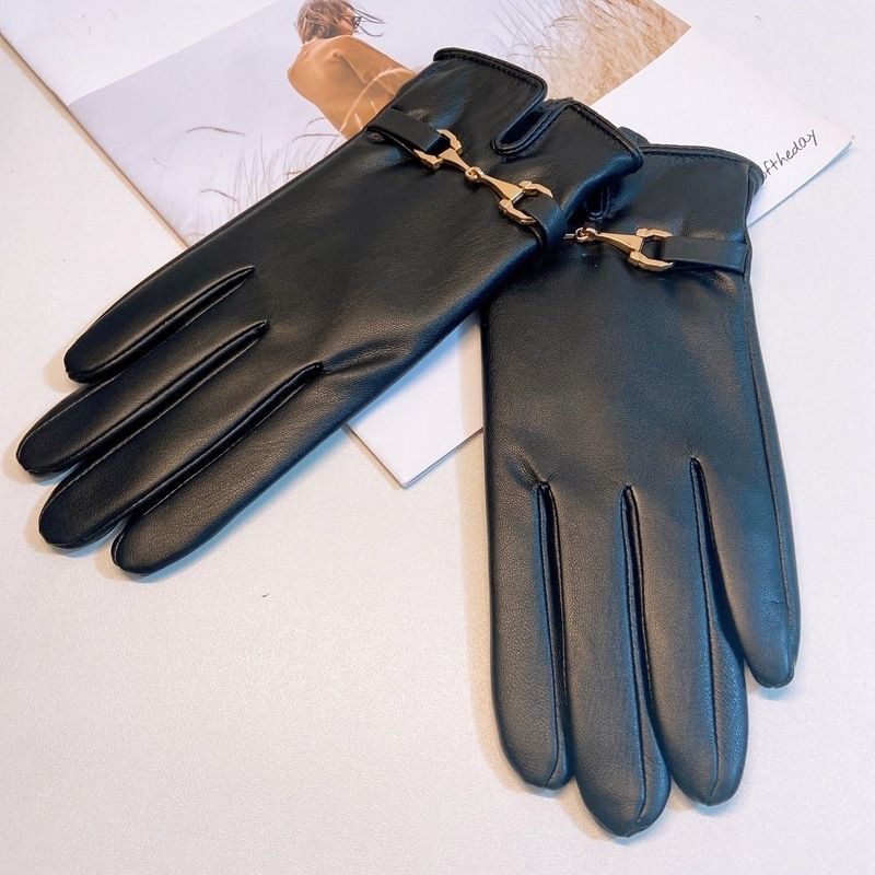 Women Suede Fleece Winter Gloves - Thermal Liner For Cozy Hands