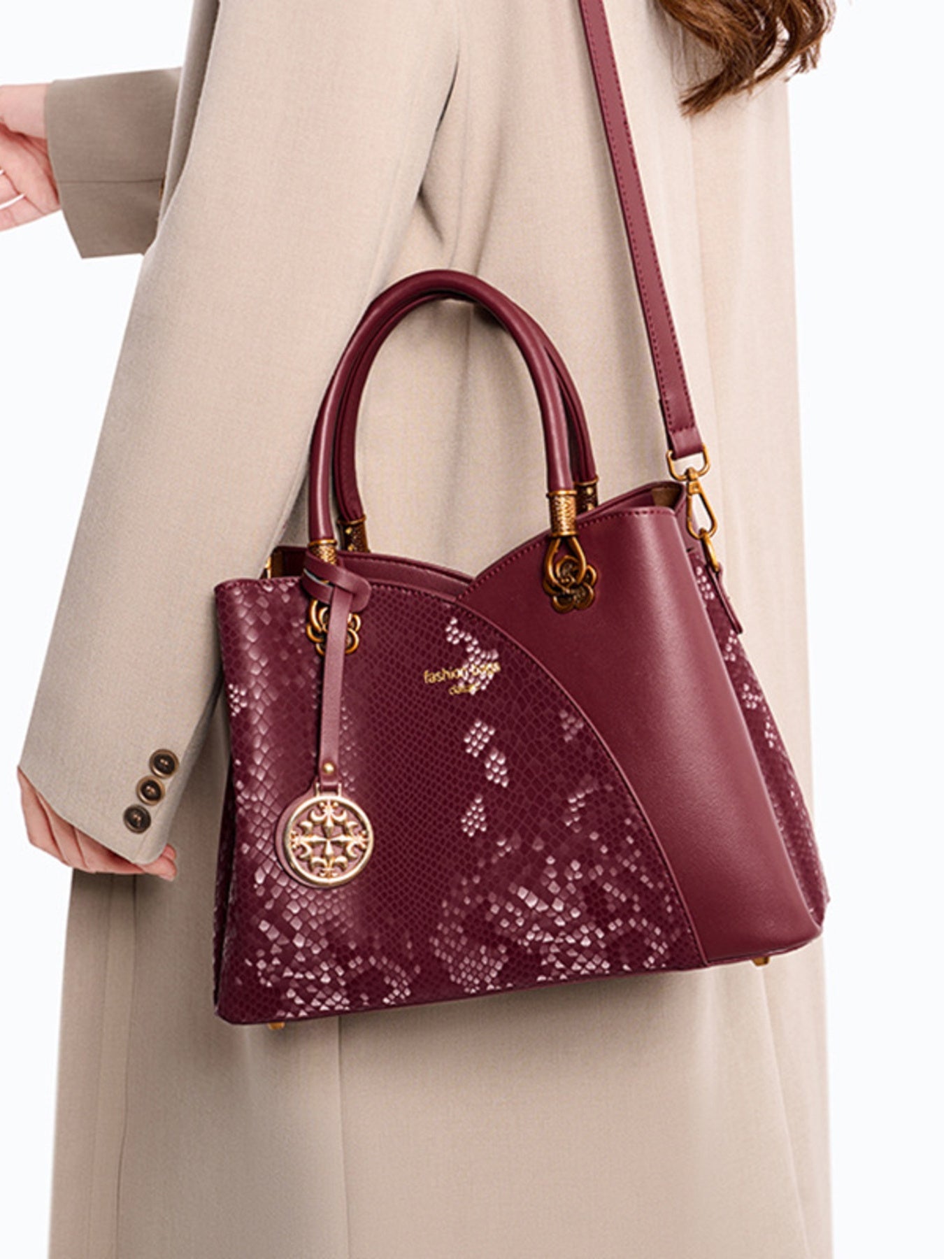 Snakeskin Pattern Handbag